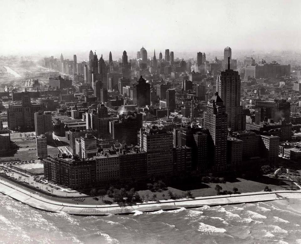 Chicago Skyline 1934 : r/CityPorn