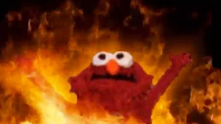 Blackhawks Take On Flaming Hot Garbage